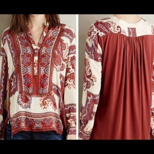 Anthropologie Tiny Nahara  Boho top